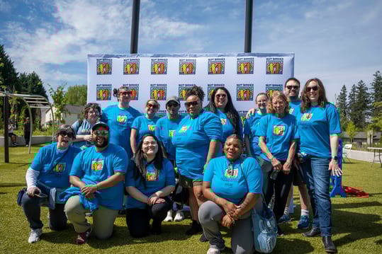 Relay team photo at Best Buddies Friendship Walk
