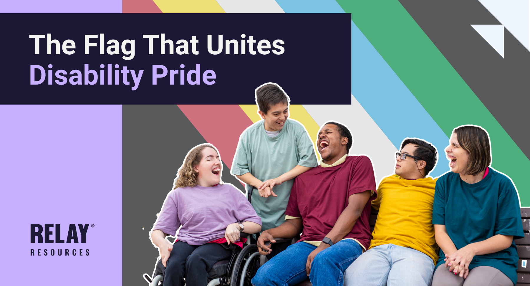 The Flag That Unites Disability Pride Graphic