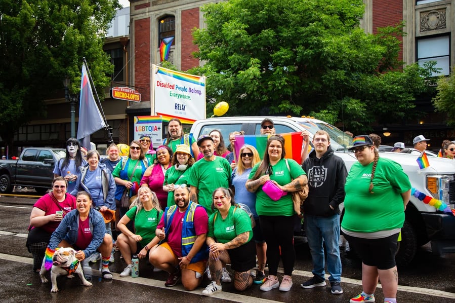 Relay Resources Team at Pride. 