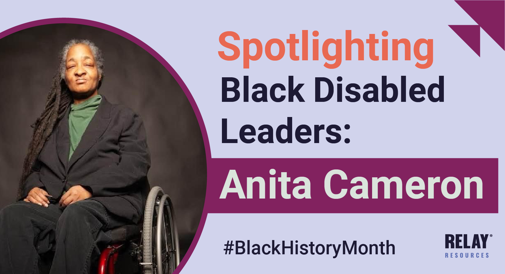 Spotlighting Black Disabled Leaders: Anita Cameron