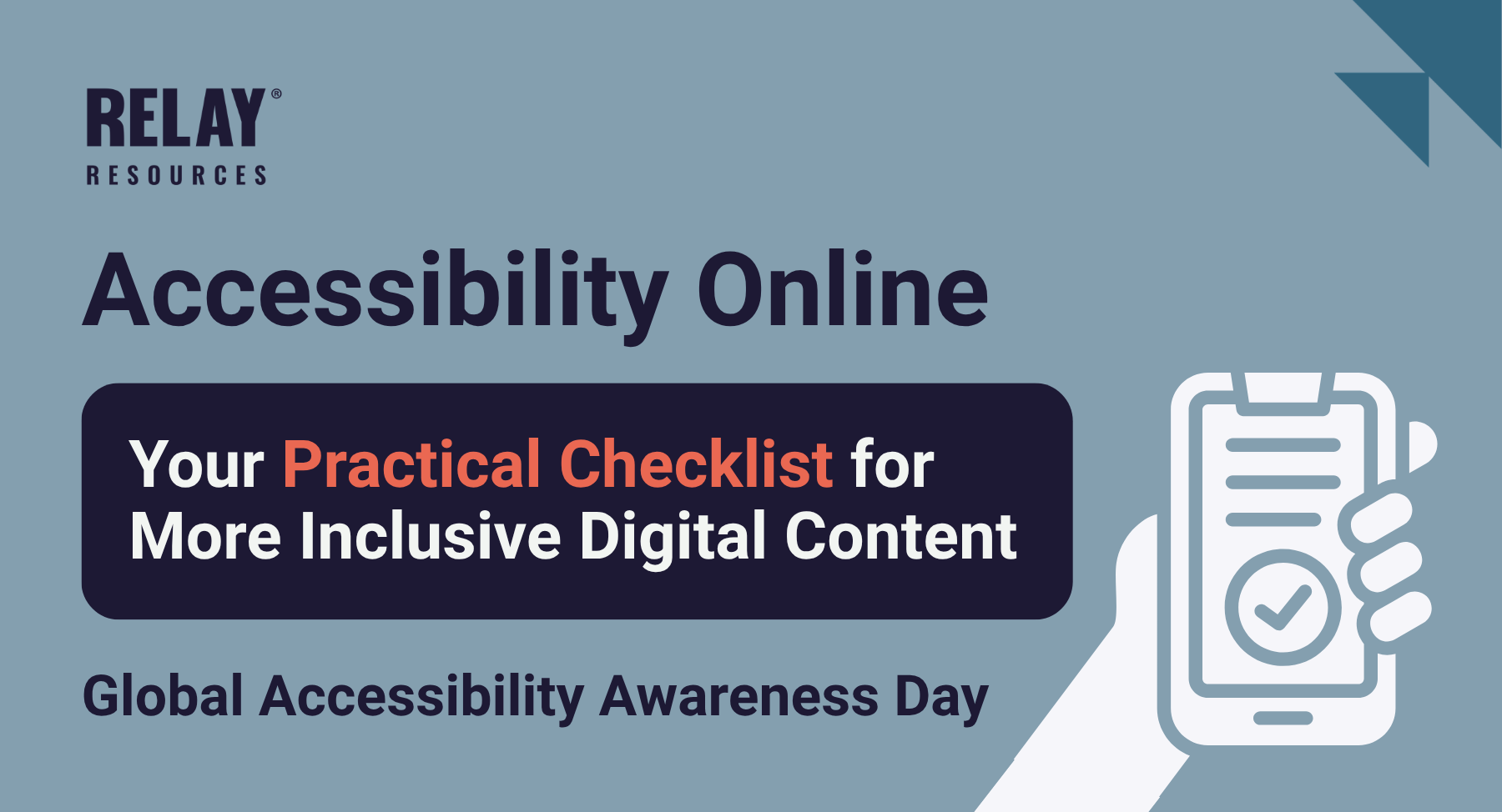 Global Accessibility Awareness Day Digital Checklist